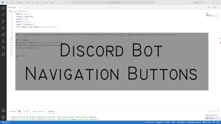 Code Your Discord Bot (Hikari) - Navigation Buttons