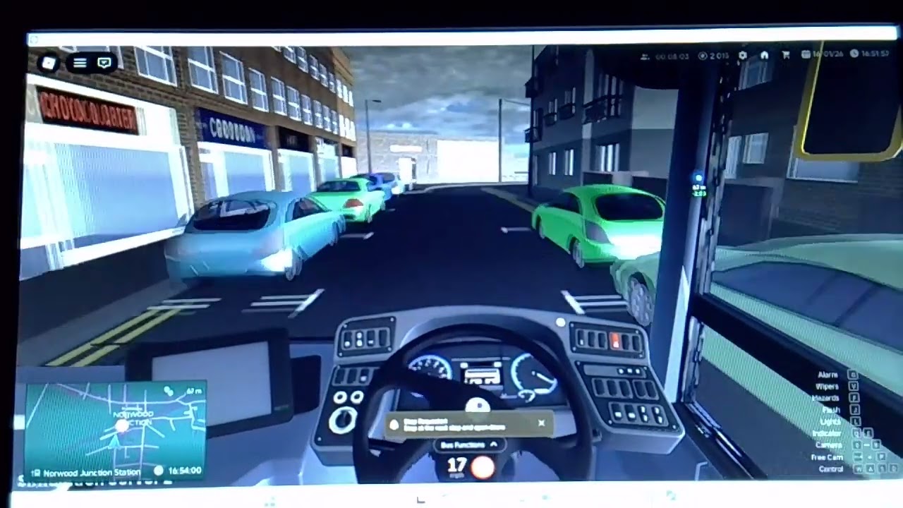 Driving Beotrans route 705(Croydon Roblox Bus Simulator)