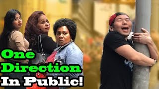 ONE DIRECTION - SINGING IN PUBLIC!!