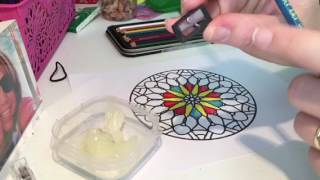 Vaseline coloring technique