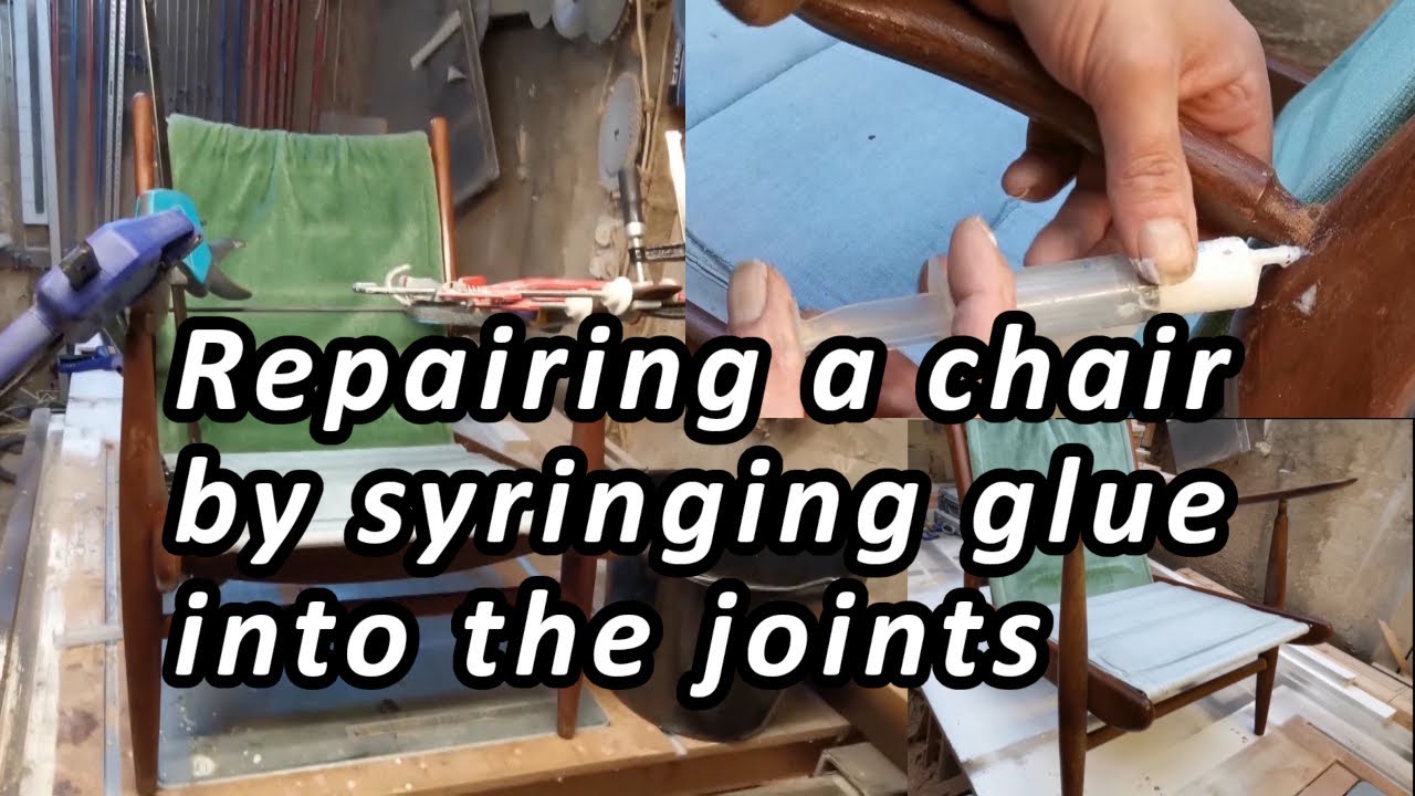 How to repair wooden chair joints