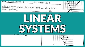 Solve Linear Systems by Substitution Lesson for High School Algebra 1