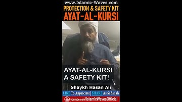 AYAT AL KURSI A Protection And Safety Kit By Shaykh Hasan Ali