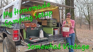My Homemade Truck Camping Setup (Somewhat Vintage!)