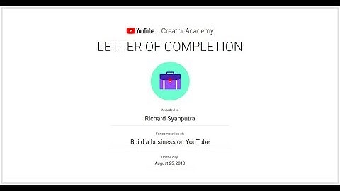 Build a business on YouTube - Youtube creator academy course Exam Answers 2018