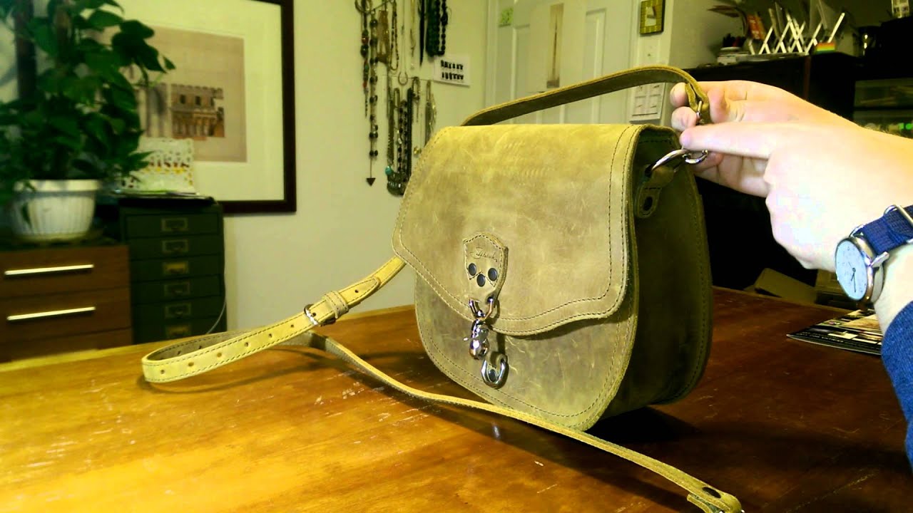 Saddleback Leather Large Hobo Purse new strap idea YouTube
