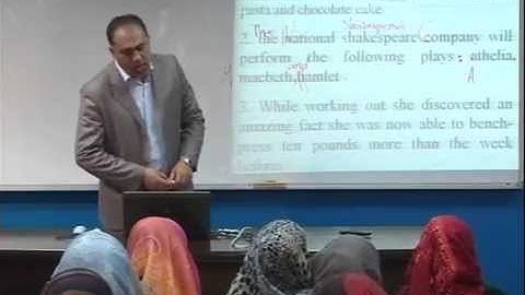 Lecture 20: Sentence  Problems