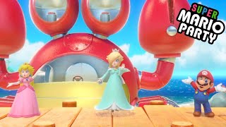 Super Mario Party Minigames - Daisy vs Mario vs Peach vs Rosalina (Master Difficulty)