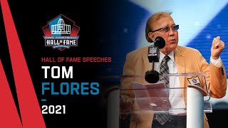 Tom Flores Full Hall of Fame Speech | 2021 Pro Football Hall of Fame | NFL