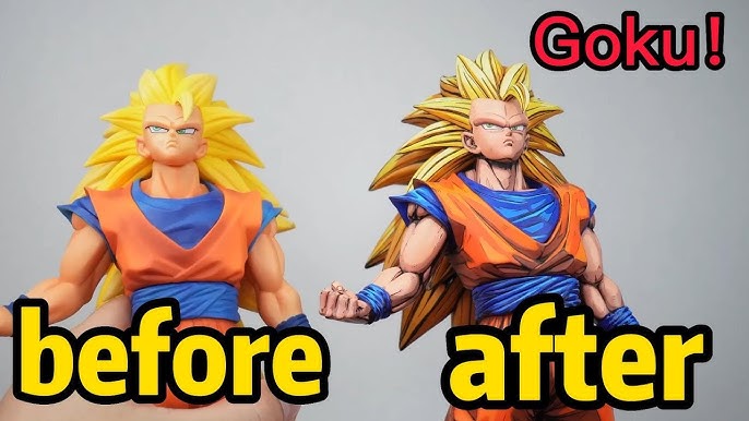 Dragonball Z SMSP Goku SS1 Figure 2-Dimension Repaint Version 1/6