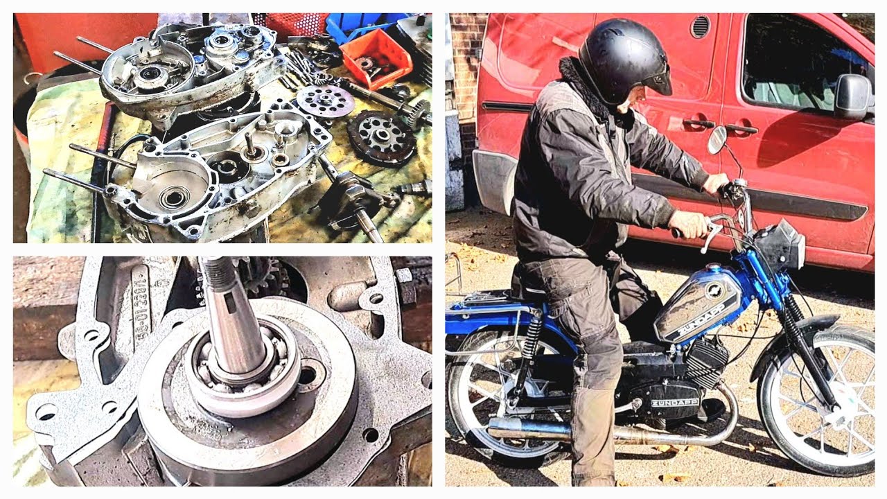 Zündapp ZD Motor revidieren + 70ccm + Probe Ritt !  #2stroke Ackerschnacker