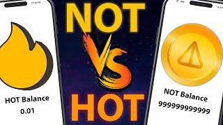 Реально заработать! HOT или NOT? | Когда листинг? Где продать монеты ХОТcoin и НОТкоин | Крипто игра