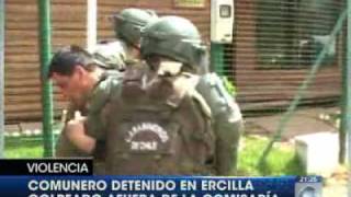 Chile. Canal 13. Violencia policial contra comunero mapuche
