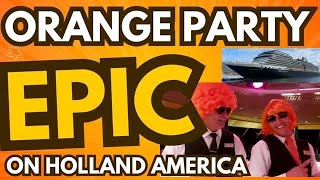 Join Us On The Zaandam | The Most EPIC Orange Party At Sea!