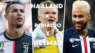 4K Haaland X Ronaldo X Neymar No Watermark Credit To Br Comps Free To Use