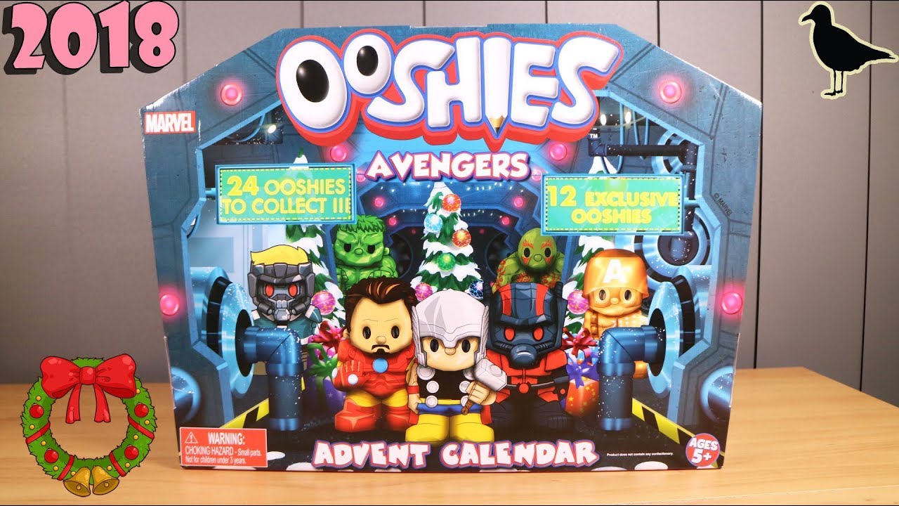 ooshies dc advent calendar 2018