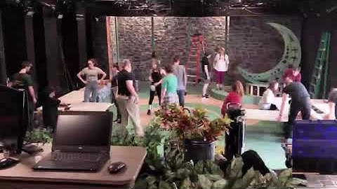 Time Lapse of Load-In for A Midsummer Night