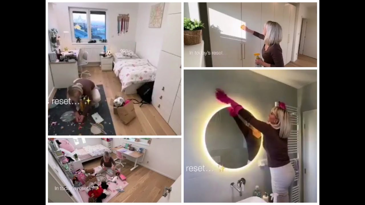 تنظيف البيت كله فى يوم واحد💯💪