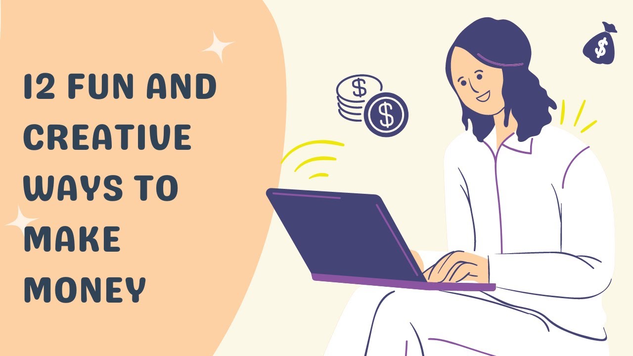 12 fun and creative ways to make money online - YouTube
