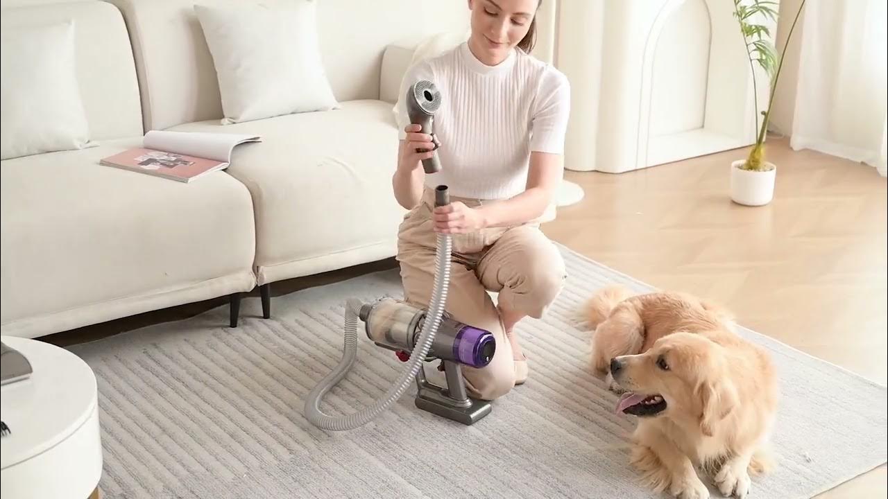 Laymi Z018 pet grooming vacuum attachment kit compatible with Dyson and