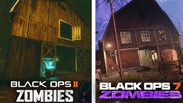 FARM Map Comparison Black Ops 2 Zombies VS Black Ops 7 Zombies Vadorn Farm BO7 Zombies Beta Graphics