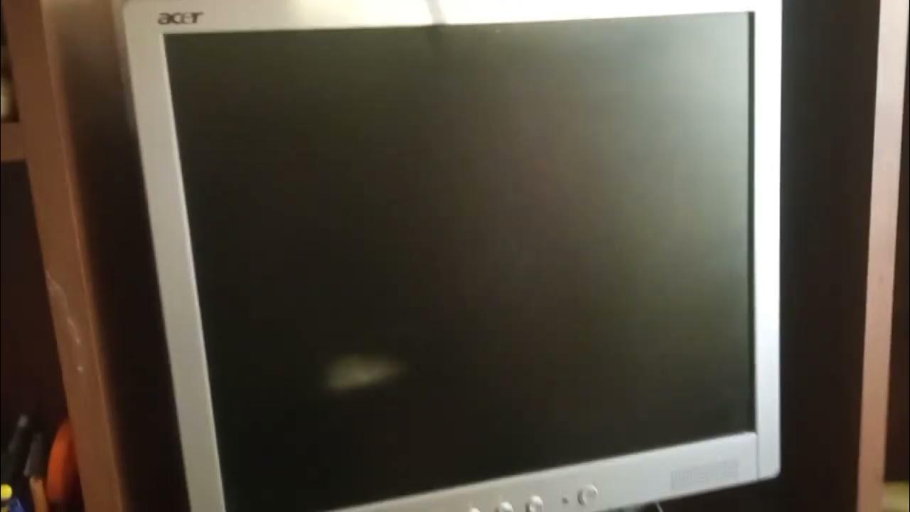 мой квадратный монитор acer al1715 - YouTube