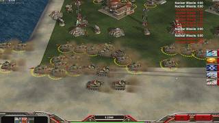 Battlemaster X Gattling Tank - Command & Conquer Generals Zero Hour - 1 vs 7 HARD Gameplay