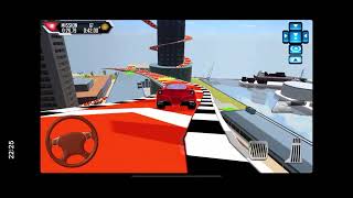 Roof Jumping 3 Parking Simulator a Real Stunt Driver Racing Game: Level 67 (driving super car) screenshot 4