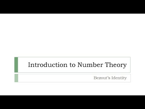 Bezout's Identity