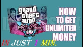 How to get unlimited money in gta vice city cheat video content :- it
is very helpfull for y...