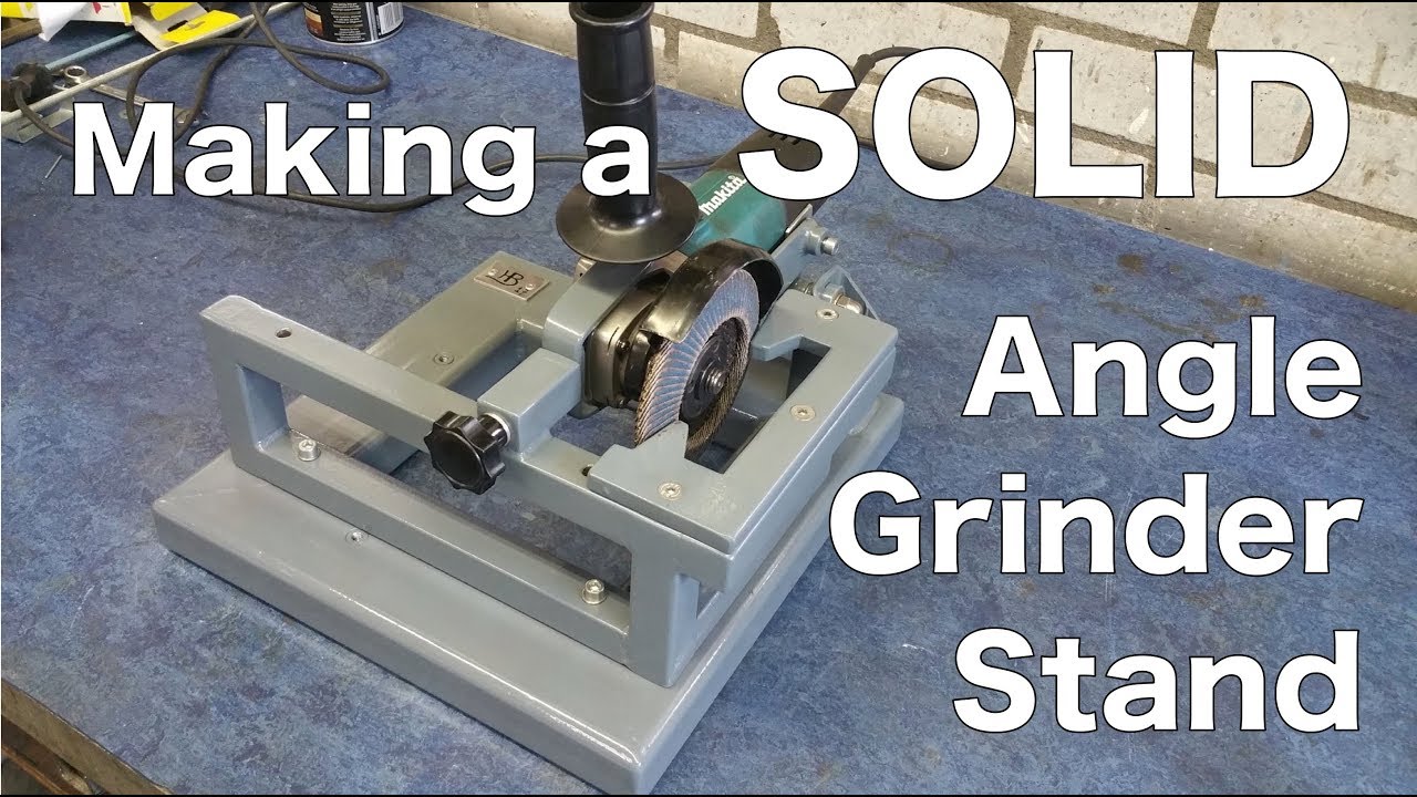 Making a SOLID Angle Grinder Stand - YouTube