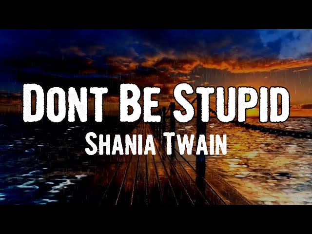 Shania Twain - Don't Be Stupid (Lyrics) class=
