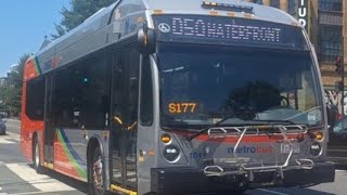 WMATA Metrobus 2025 Novabus LFSe+ 1041 On Route D50 Ride