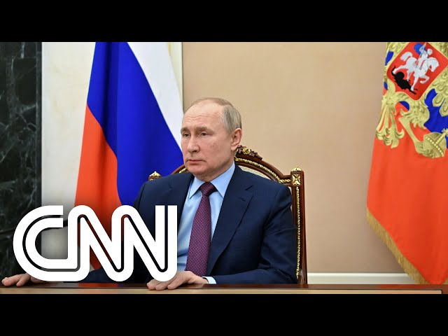 O presidente da Federação Russa, Vladmir Putin, declaração à