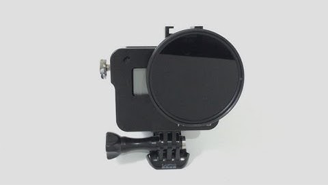 Gopro hero 5 w/ Filter ND & CPL 58mm FOV test Vignetting video photo