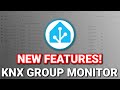 New functions in the group monitor - HA KNX