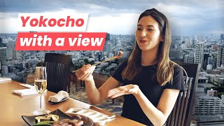 Eating and Drinking at a Luxury Drinking Alley on Top of Tokyo!