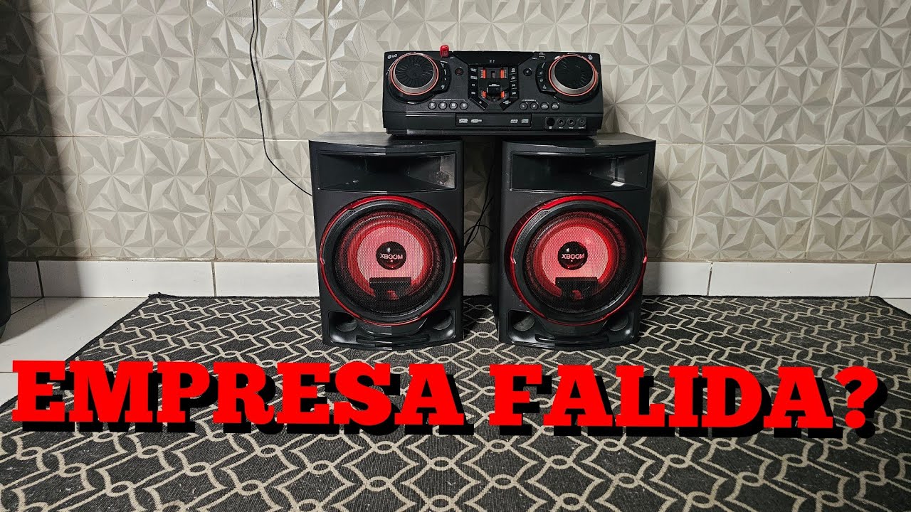 LG XBOOM CL87 A QUEDA COMEÇOU 