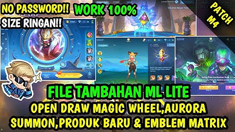 Data Open Draw Produk Baru & Emblem Matrix Terbaru Patch S27 | Data Tambahan ml lite