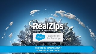 RealZips GeoData Platform for Territory Management in Salesforce - Overview