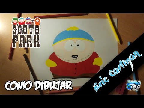 TUTORIAL: Como Dibujar / Comment dessiner: Eric Cartman (South Park) // Denki Otaku