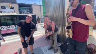 Mad Dog Collective - Bring The Fire (Busking in Málaga)