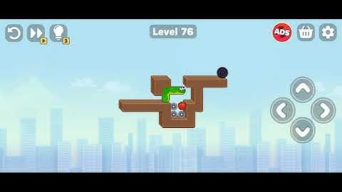 Snake Puzzle Slither to Eat Level 76 | snake puzzle level 76