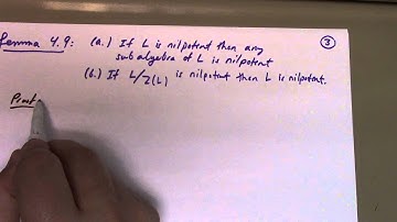 Lie Algebra: nilpotent and big picture ahead part 1