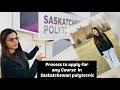 Process to apply for any courses in saskatchewan polytechnic