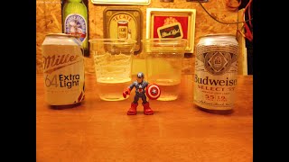 Budweiser Select 55 2.4% VS. Miller 64 2.8% - Taste Challenge Thursday
