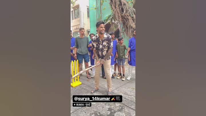 Supla shot in gully cricket ft. Surya | Mumbai Indians