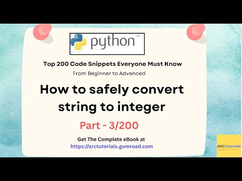 Python Coding Interview Questions - Part 3 | How to Safely Convert String to Number #pythoninterview