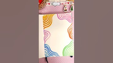 Idée de page de garde 💡 #frontpagedesigns #drawbasket #creativeart #easydrawing #art #calligraphy