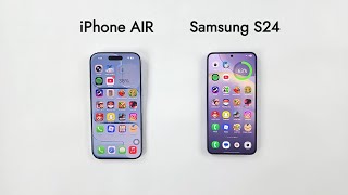 Apple Iphone Air Vs Samsung S24 - Speed Test